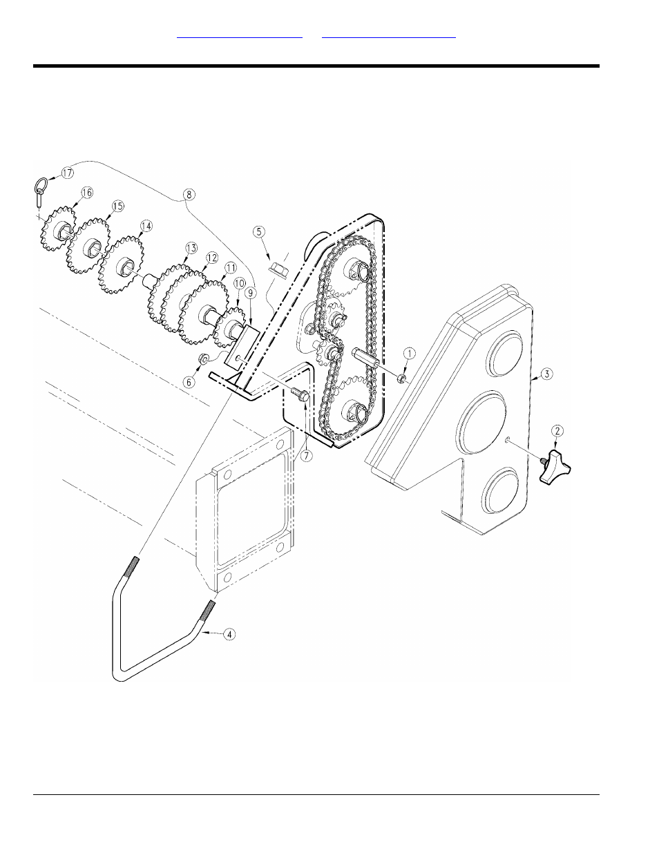 Transmission shield & sprocket storage | Great Plains PT8030 Predelivery Manual User Manual | Page 30 / 108