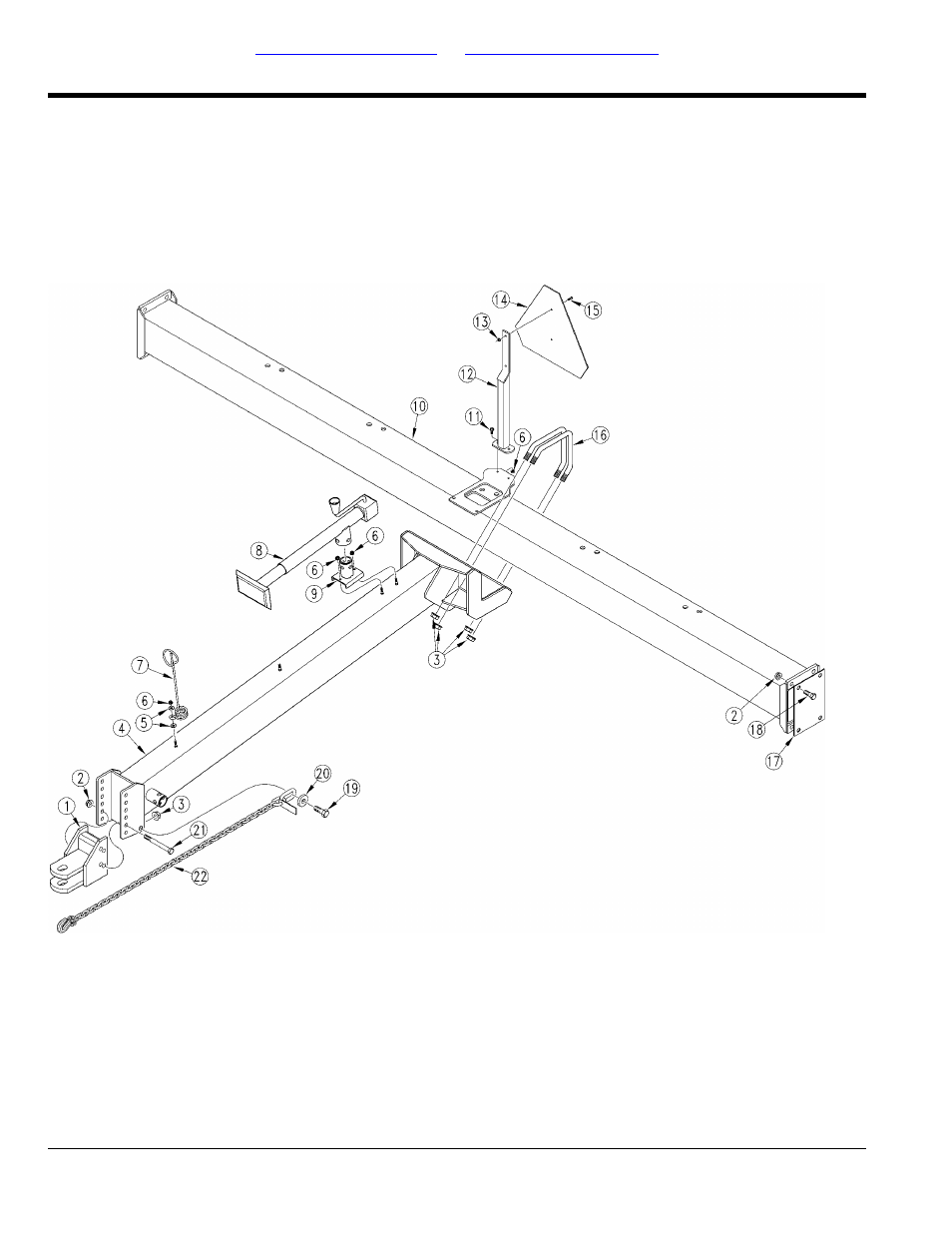 Frame, Tongue & frame, Selected models | Table of contents part number index tongue & frame | Great Plains PT8030 Predelivery Manual User Manual | Page 6 / 108