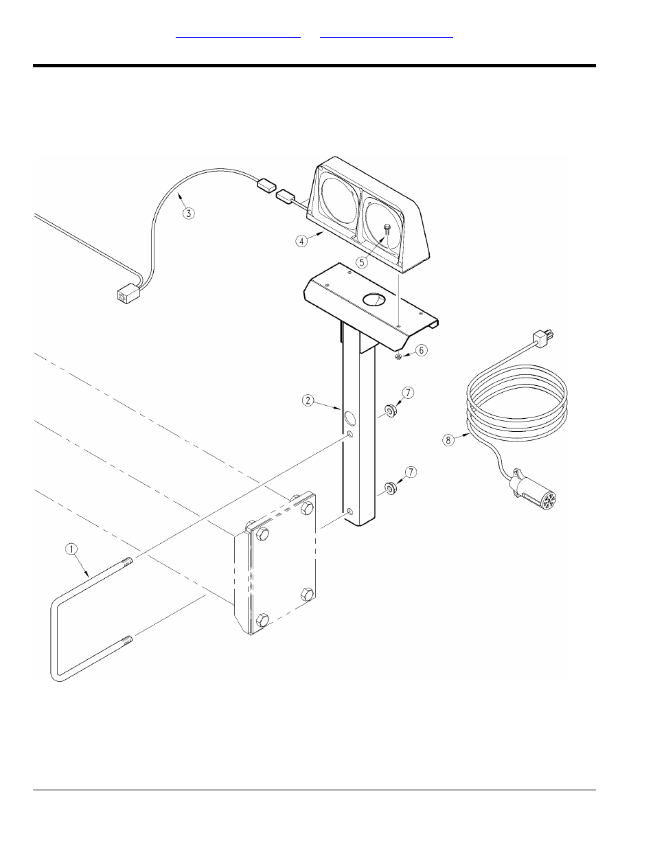 Light kit, Table of contents part number index light kit | Great Plains PT8030 Predelivery Manual User Manual | Page 8 / 108