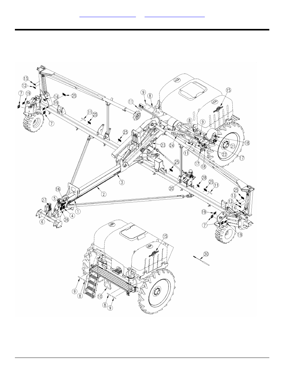 Decals, Table of contents part number index decals | Great Plains YP1625 Parts Manual User Manual | Page 216 / 272