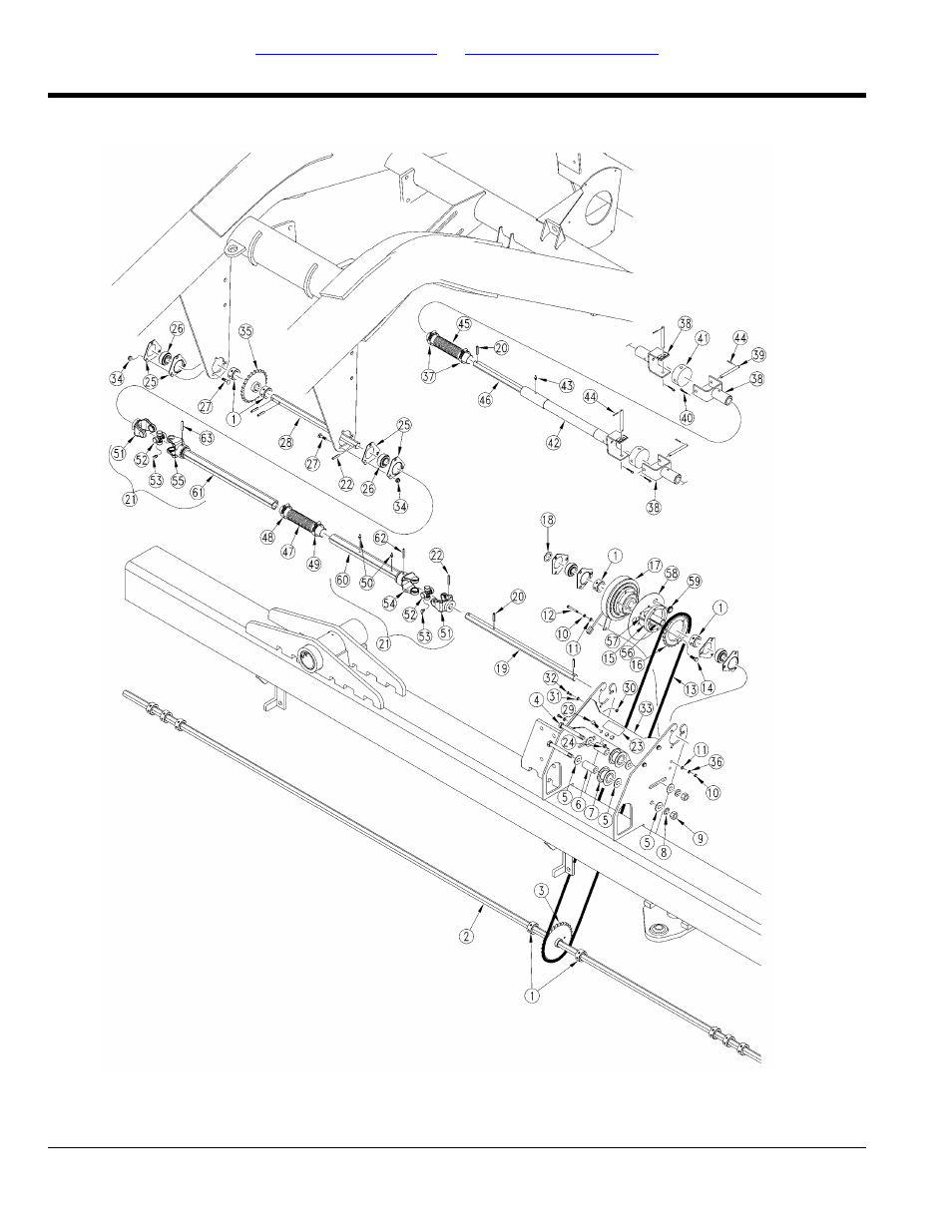 Wing drive, Table of contents part number index wing drive | Great Plains YP1625 Parts Manual User Manual | Page 64 / 272