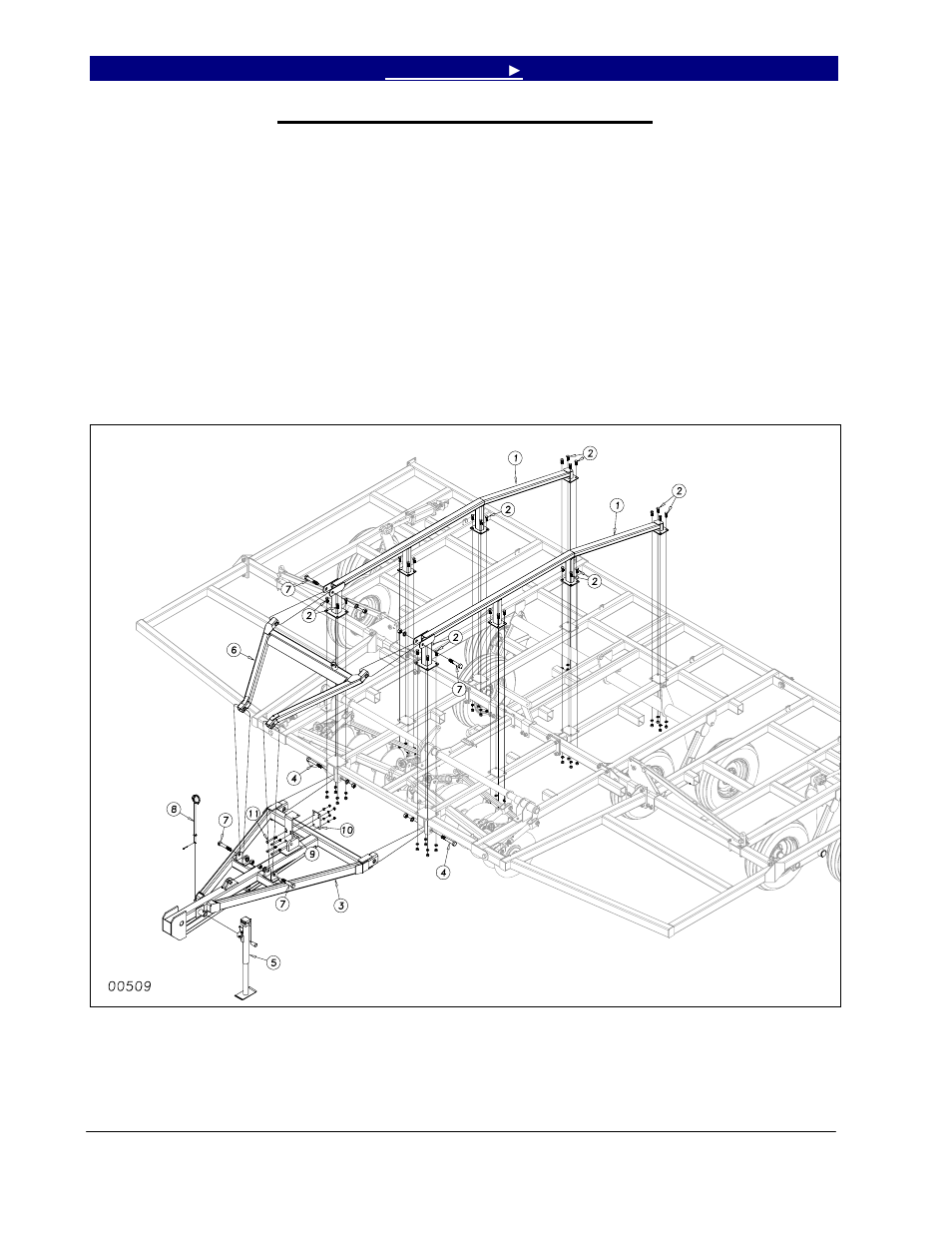 Center truss, hitch and strut assembly | Great Plains 6324DV Operator Manual User Manual | Page 20 / 49