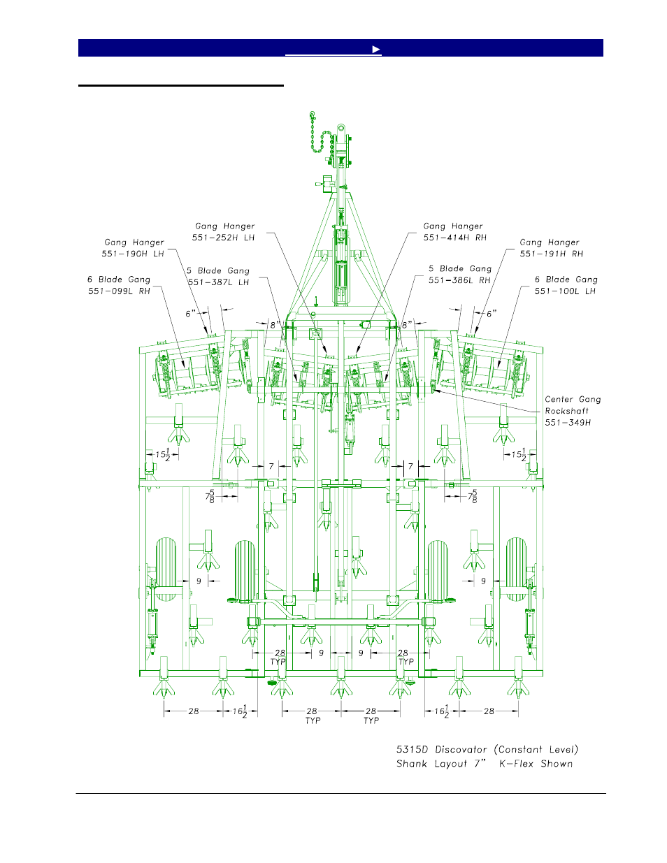 5315d machine layout, disc | Great Plains 6324DV Operator Manual User Manual | Page 29 / 49