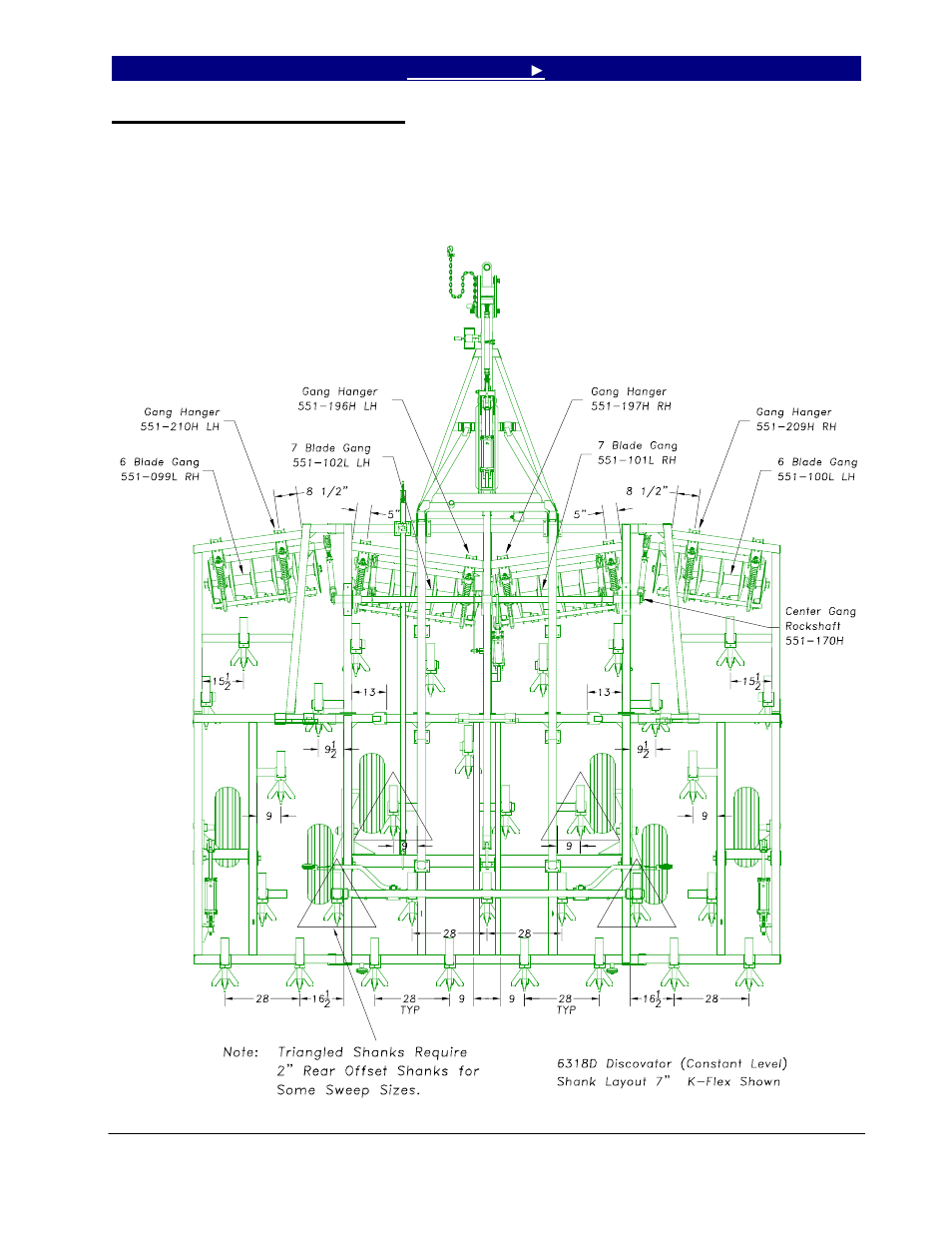 6318d machine layout, disc | Great Plains 6324DV Operator Manual User Manual | Page 31 / 49