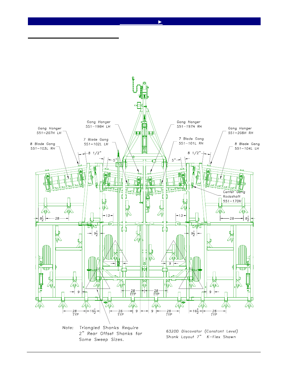 6320d machine layout, disc | Great Plains 6324DV Operator Manual User Manual | Page 32 / 49