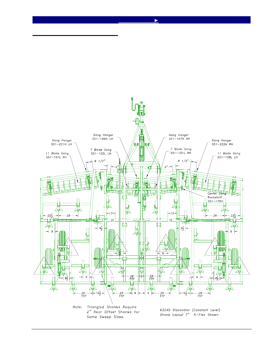 6324d machine layout, disc | Great Plains 6324DV Operator Manual User Manual | Page 33 / 49