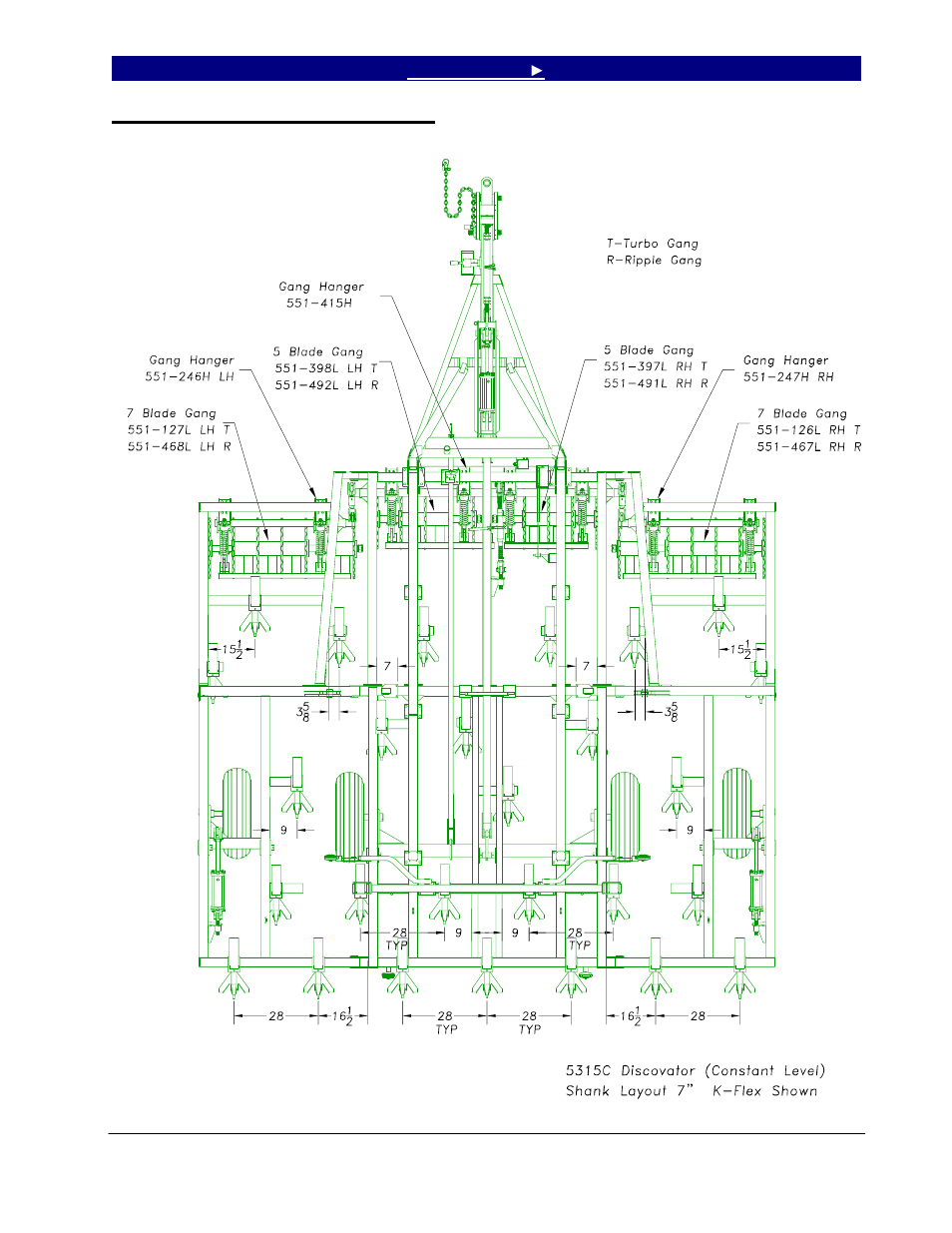 5315c machine layout, coulter | Great Plains 6324DV Operator Manual User Manual | Page 35 / 49