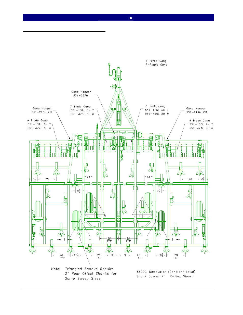 6320c machine layout, coulter | Great Plains 6324DV Operator Manual User Manual | Page 38 / 49