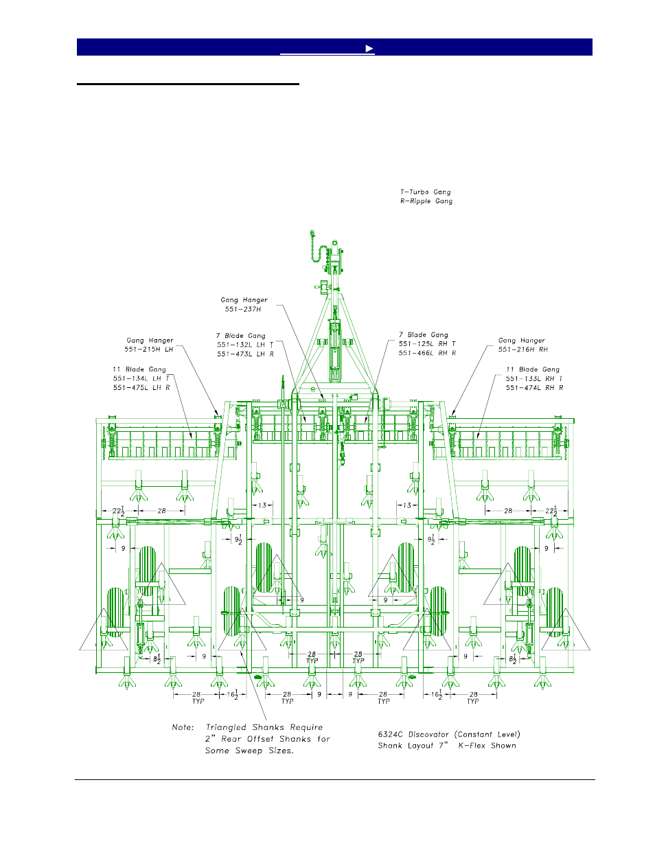 6324c machine layout, coulter | Great Plains 6324DV Operator Manual User Manual | Page 39 / 49