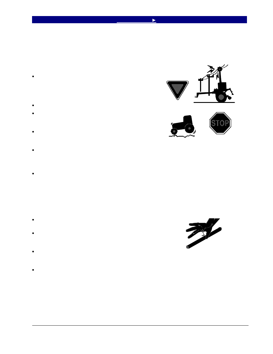 Important safety information, Transport machinery safely, Avoid high pressure fluids | Great Plains 6324DV Operator Manual User Manual | Page 5 / 49