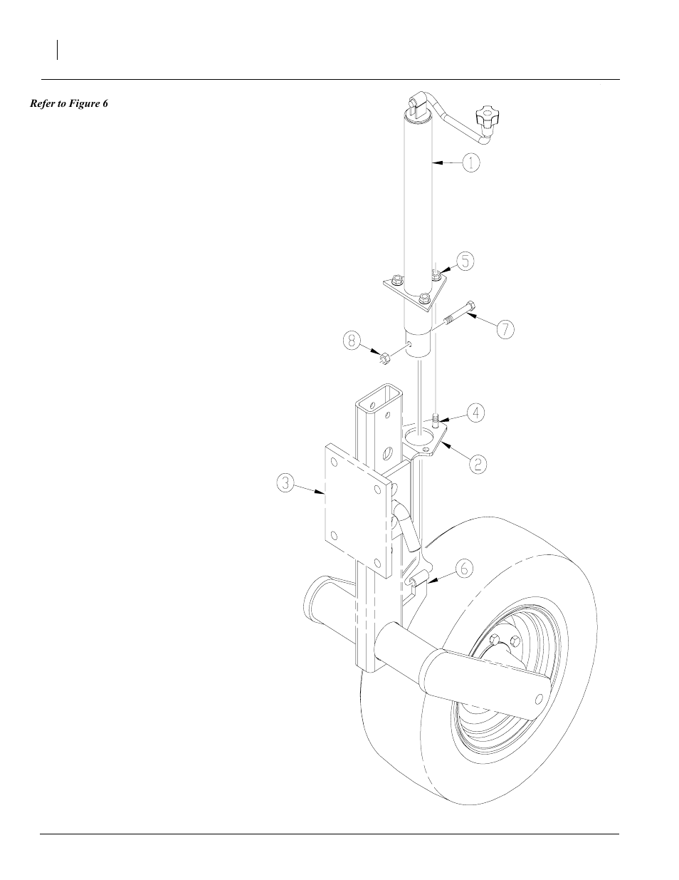 Great Plains Inline Ripper Gauge Wheel Jack Kit User Manual | Page 6 / 7