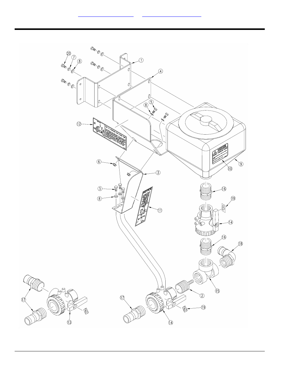 Chemical inductor assembly (option) | Great Plains TSF660 Parts Manual User Manual | Page 138 / 154