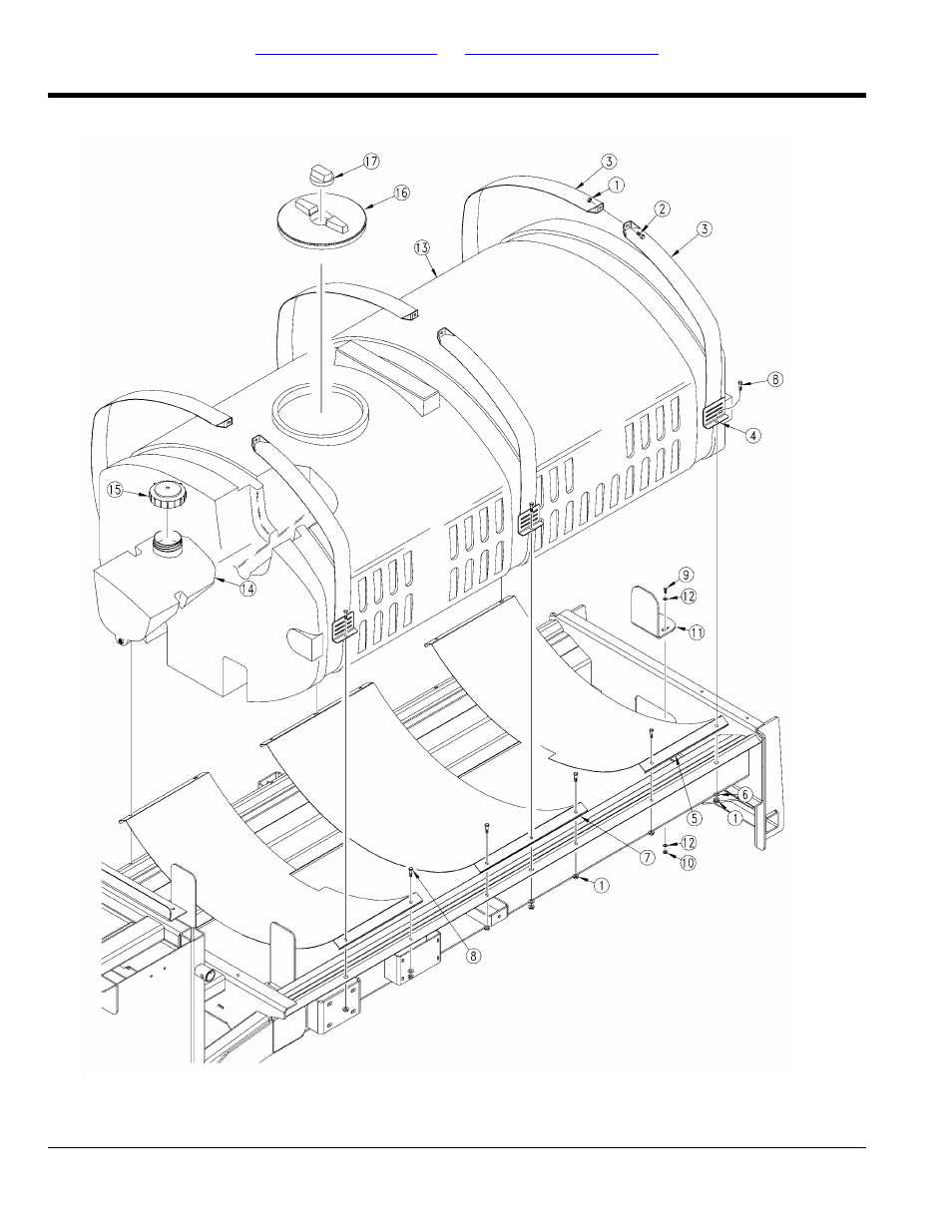 Tank & saddle assembly (650 gallon) | Great Plains TSF660 Parts Manual User Manual | Page 22 / 154