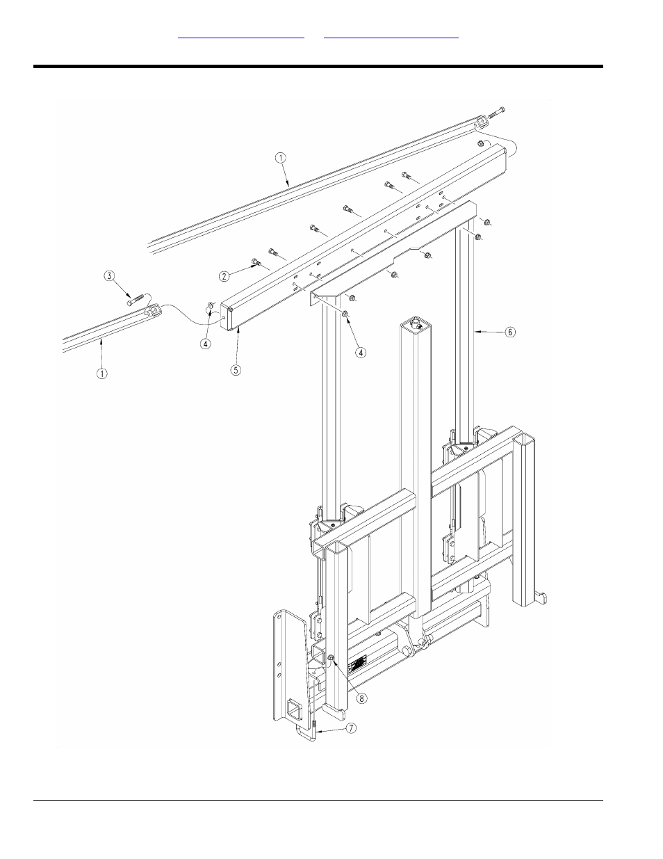 Boom, Elevator to frame | Great Plains TSF660 Parts Manual User Manual | Page 26 / 154