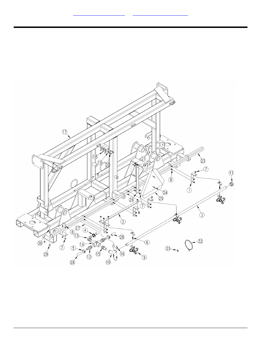 Wet boom, Center section 30" spray kit (s/n a1032n+) | Great Plains TSF660 Parts Manual User Manual | Page 44 / 154