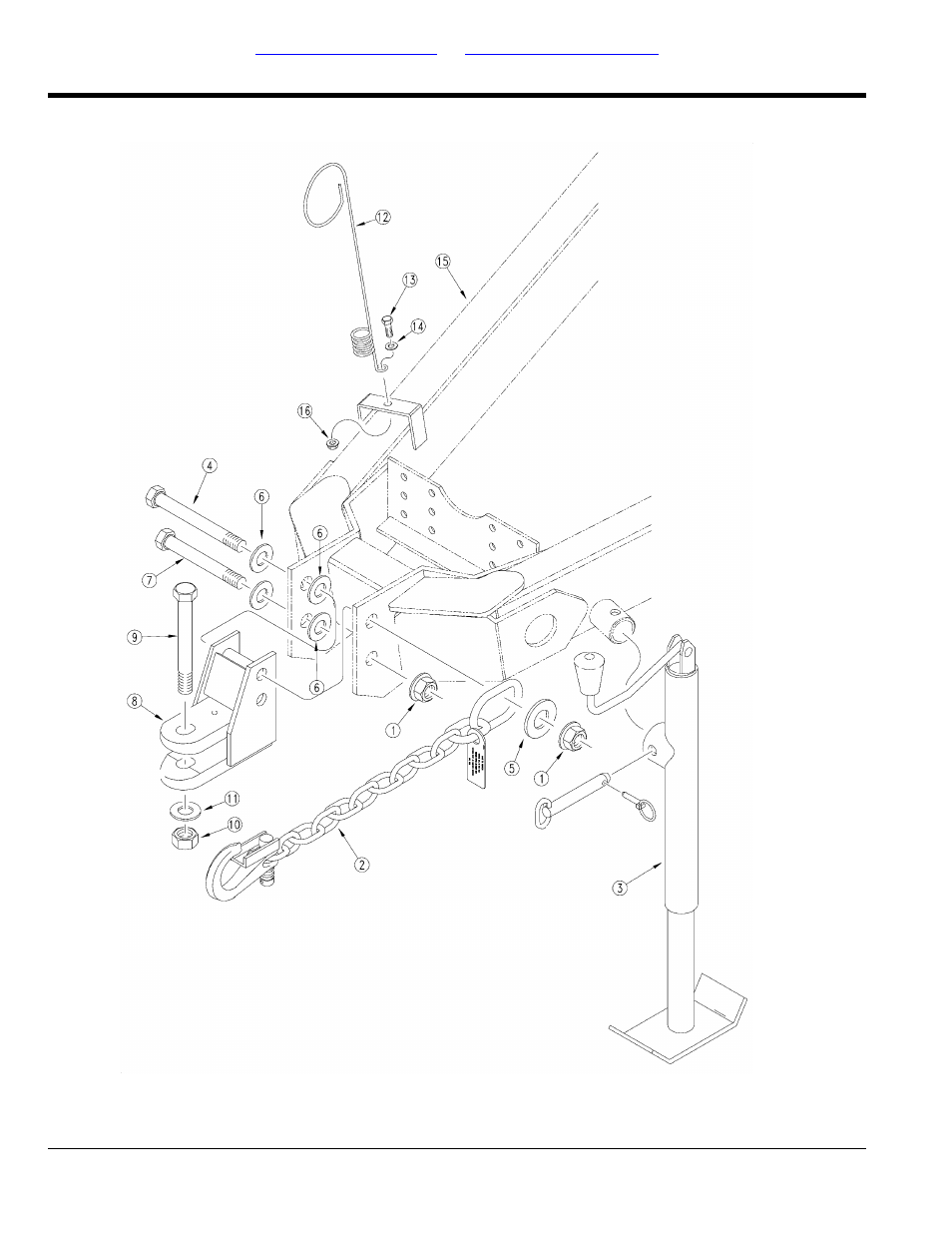 Hitch assembly, Table of contents part number index hitch assembly | Great Plains TSF660 Parts Manual User Manual | Page 8 / 154