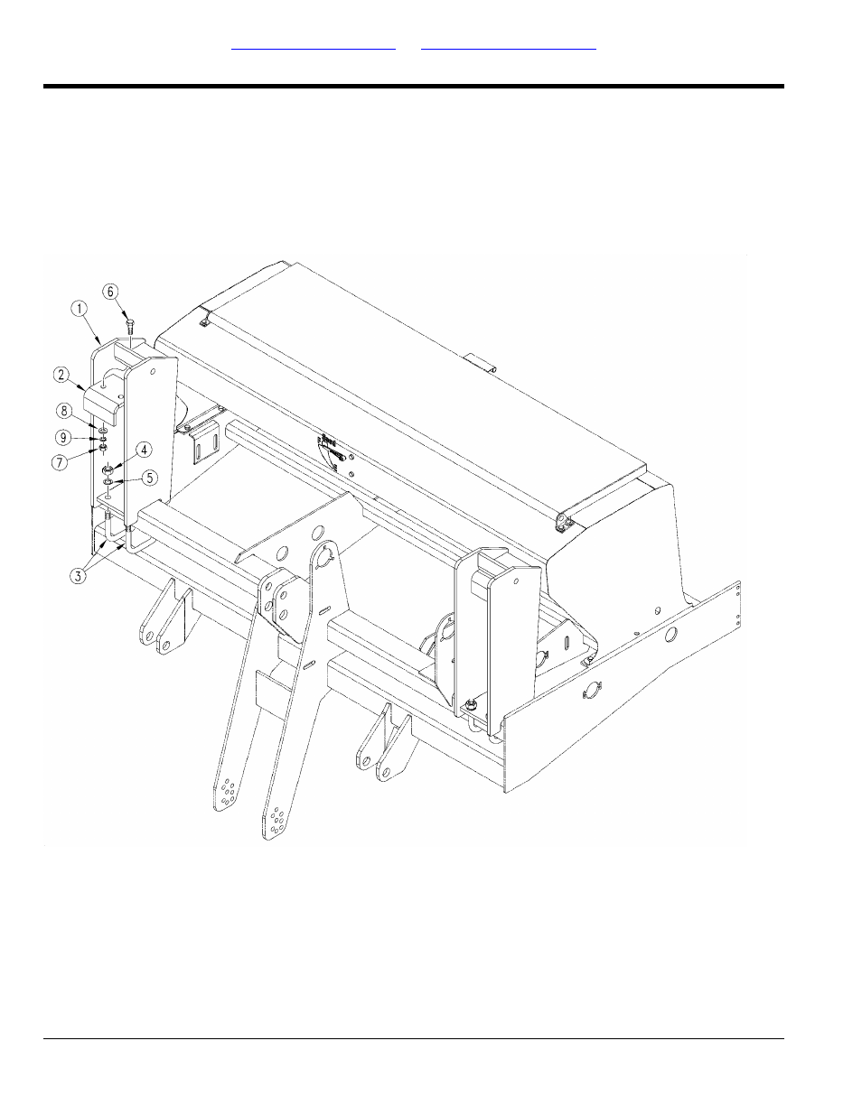 Weight bracket (option) | Great Plains 606NT Parts Manual User Manual | Page 112 / 178