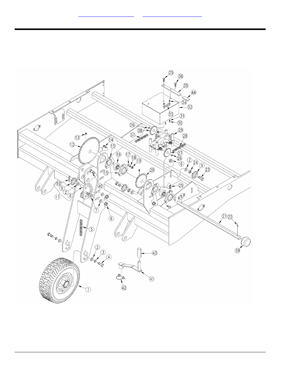 3p605 & 3p606 drives, Drive, Table of contents part number index drive | Great Plains 606NT Parts Manual User Manual | Page 136 / 178
