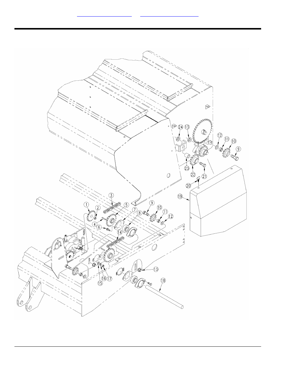 Agitator drive with native grass | Great Plains 606NT Parts Manual User Manual | Page 142 / 178
