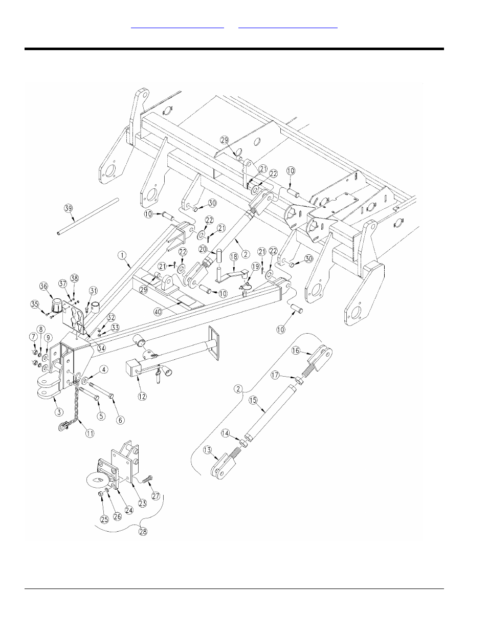 Tongue to frame | Great Plains 606NT Parts Manual User Manual | Page 8 / 178