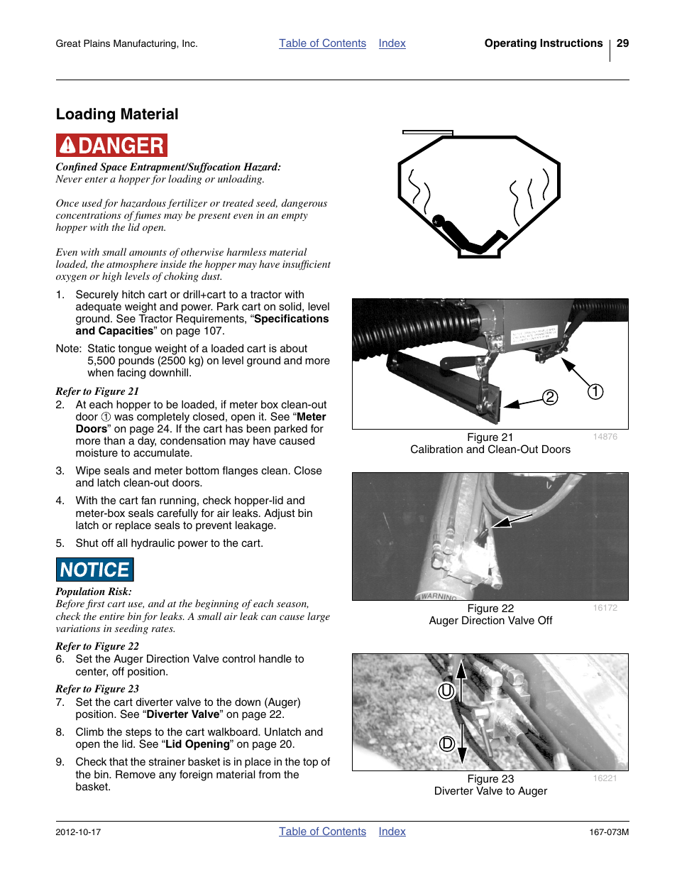 Loading material | Great Plains ADC2220 Operator Manual User Manual | Page 33 / 136