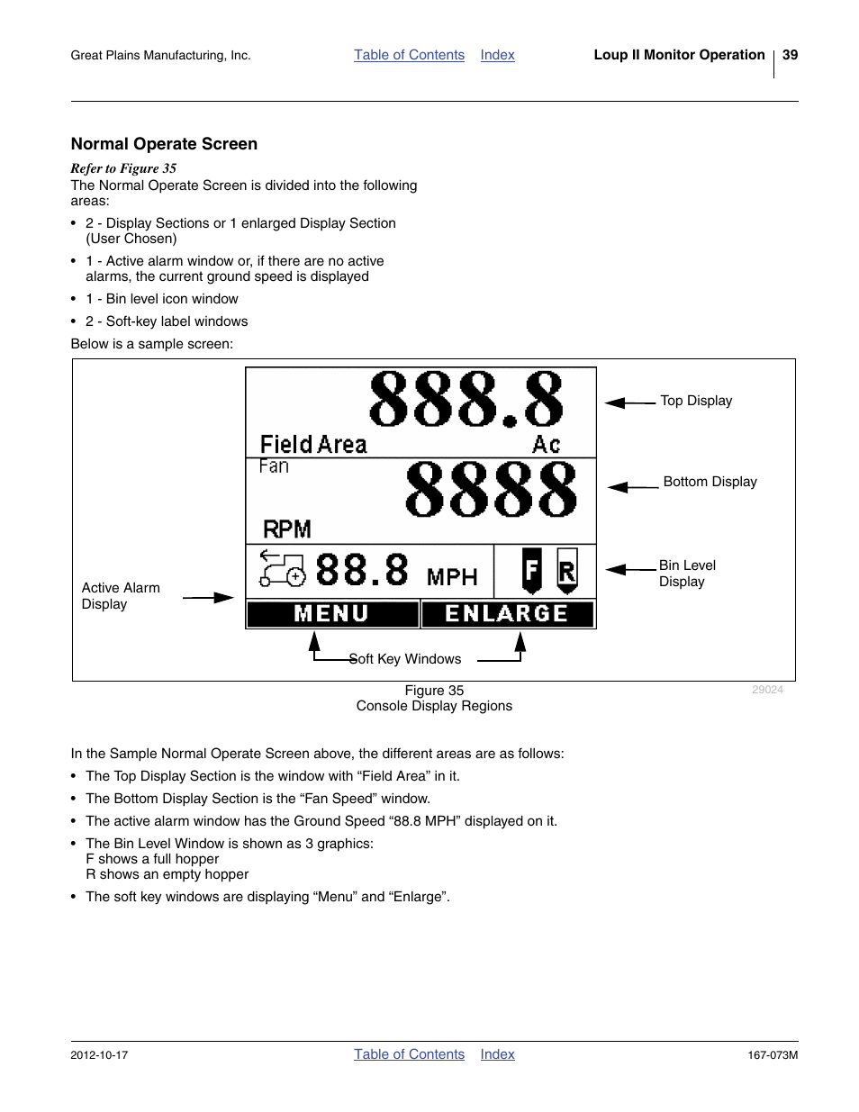 Normal operate screen | Great Plains ADC2220 Operator Manual User Manual | Page 43 / 136