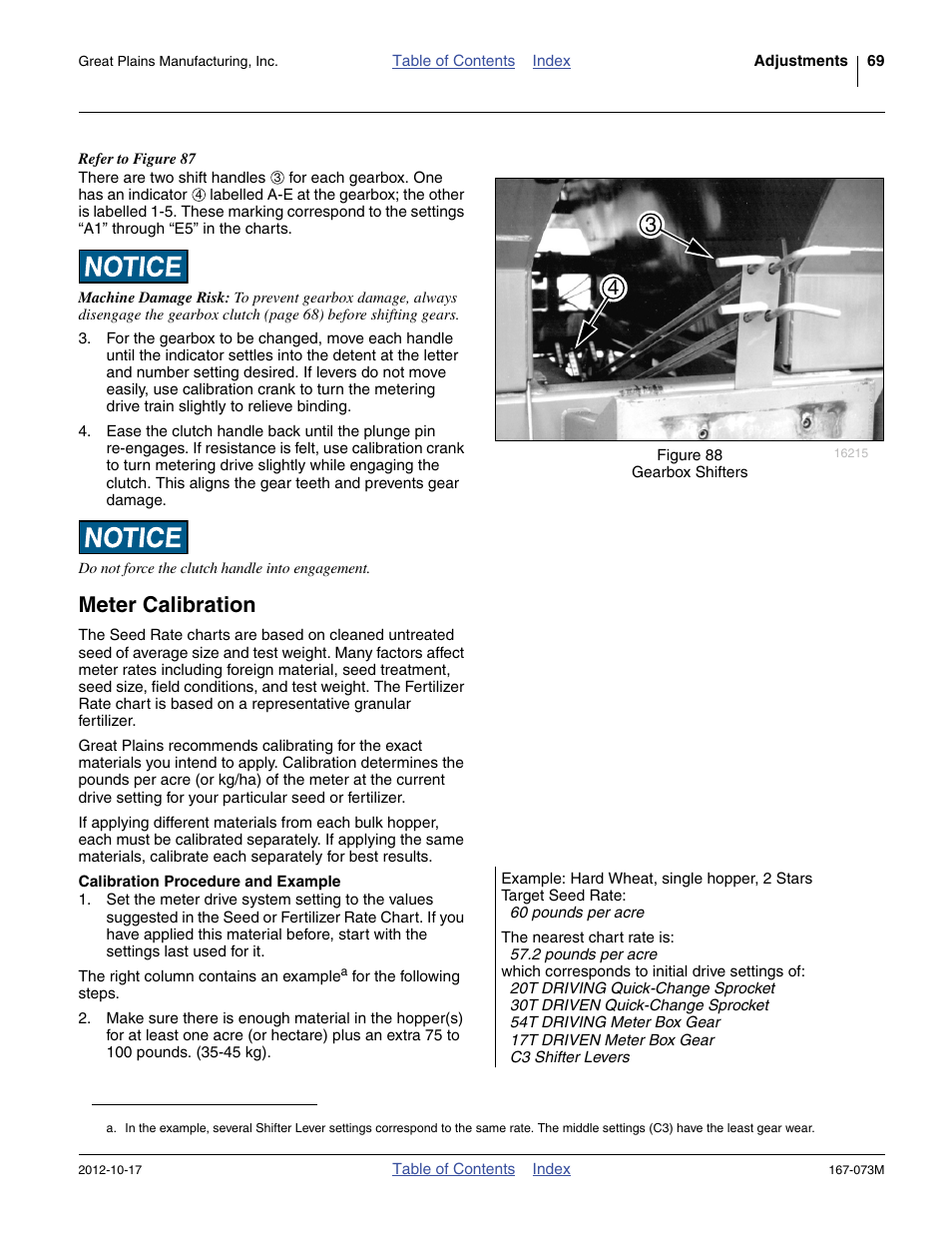 Meter calibration, Calibration procedure and example | Great Plains ADC2220 Operator Manual User Manual | Page 73 / 136