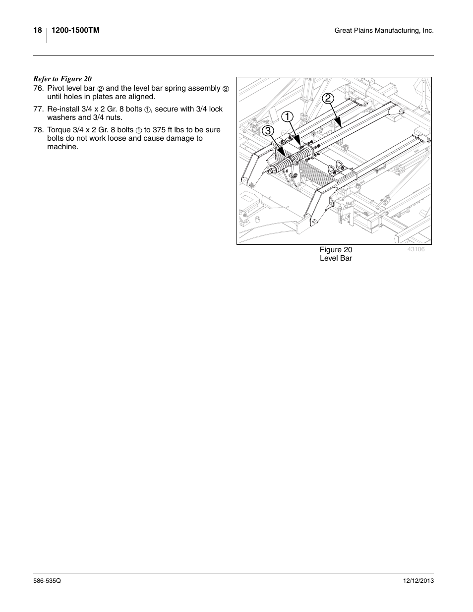 Great Plains 1500TM Predelivery Manual User Manual | Page 22 / 38