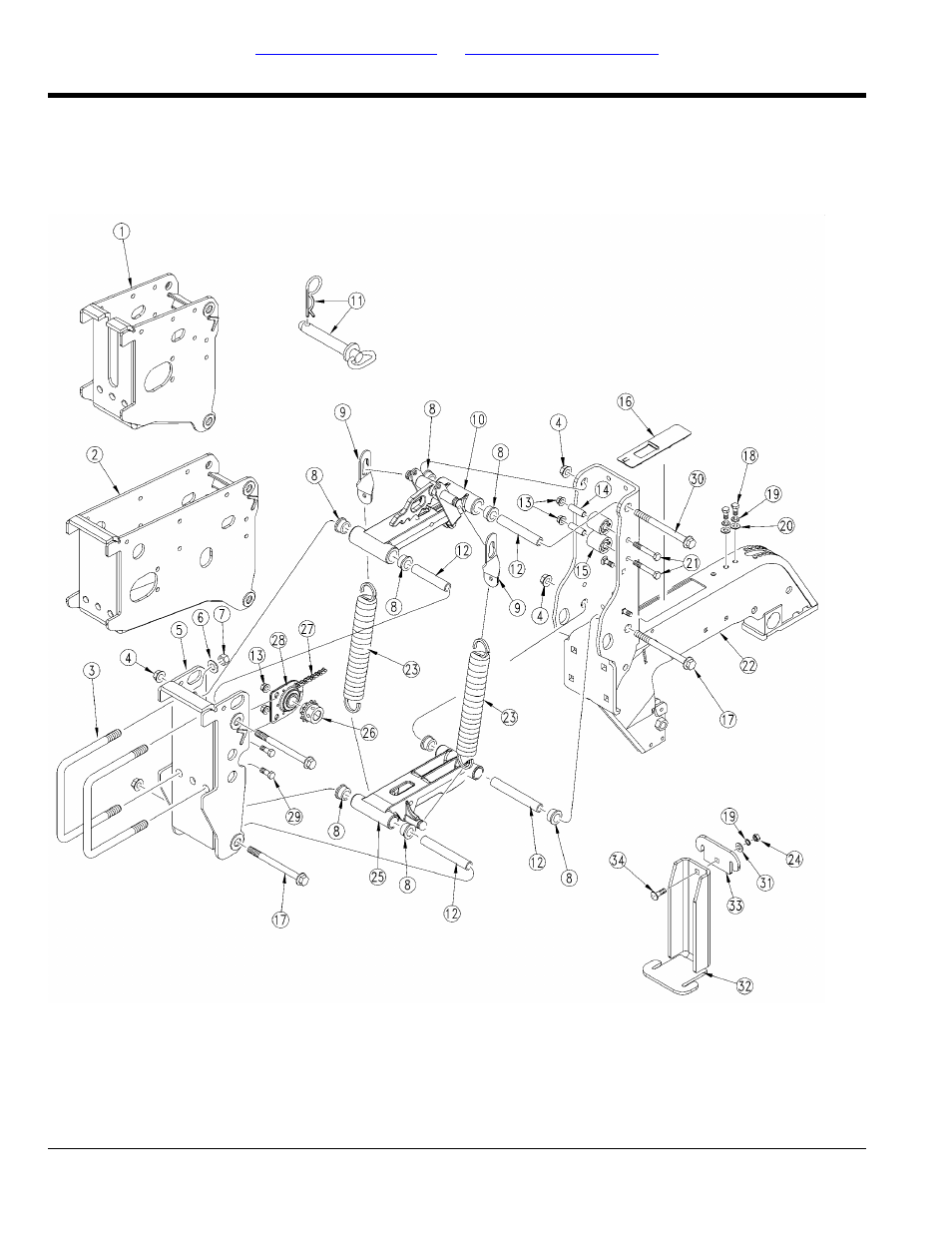 Opener arms & mounts | Great Plains YP625PD Parts Manual User Manual | Page 76 / 106