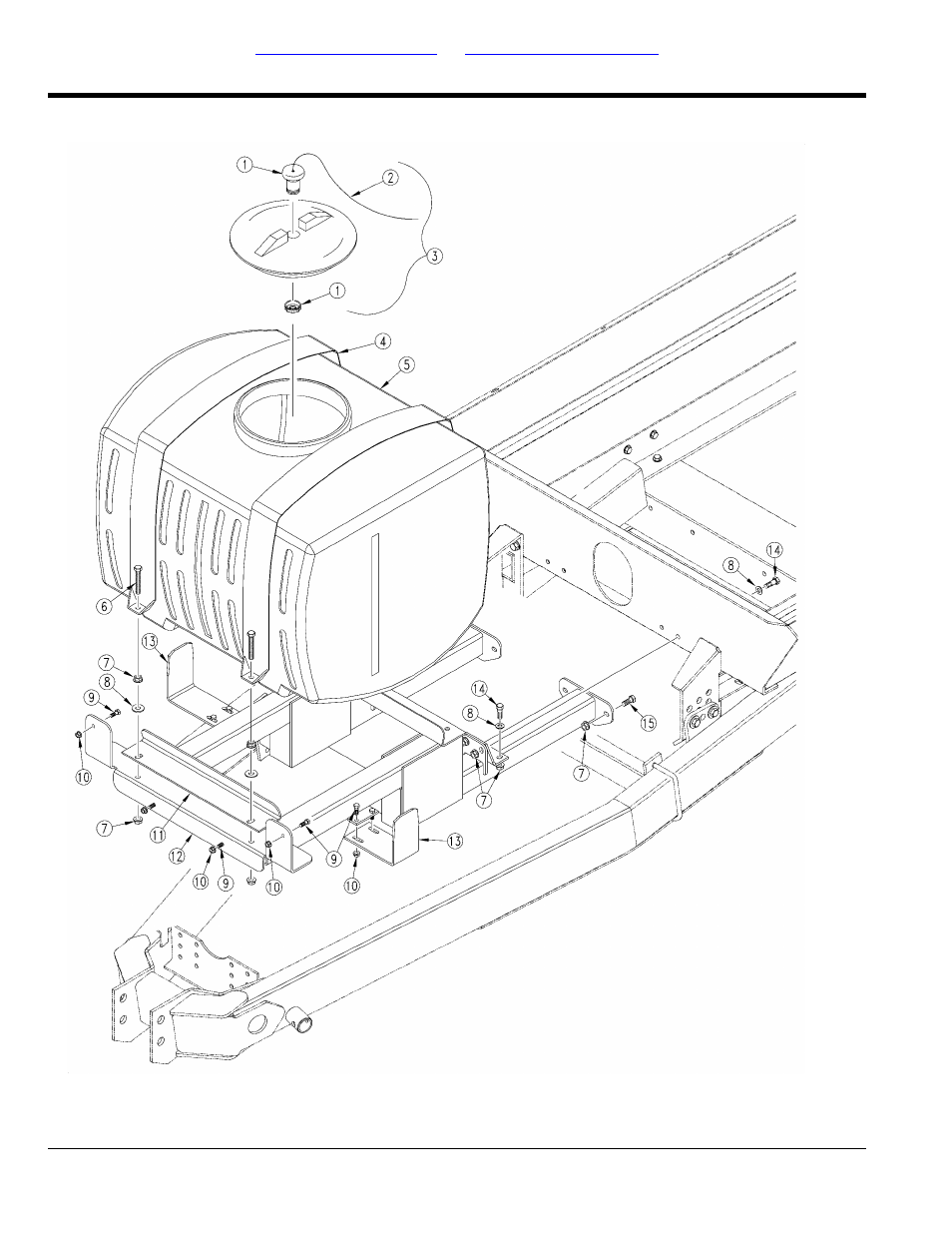 Rinse & flush tank, Rinse & flush tank & mounting assembly | Great Plains TSF1260 Parts Manual User Manual | Page 190 / 216