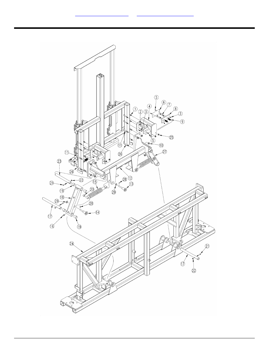 Elevator to center frame | Great Plains TSF1260 Parts Manual User Manual | Page 48 / 216