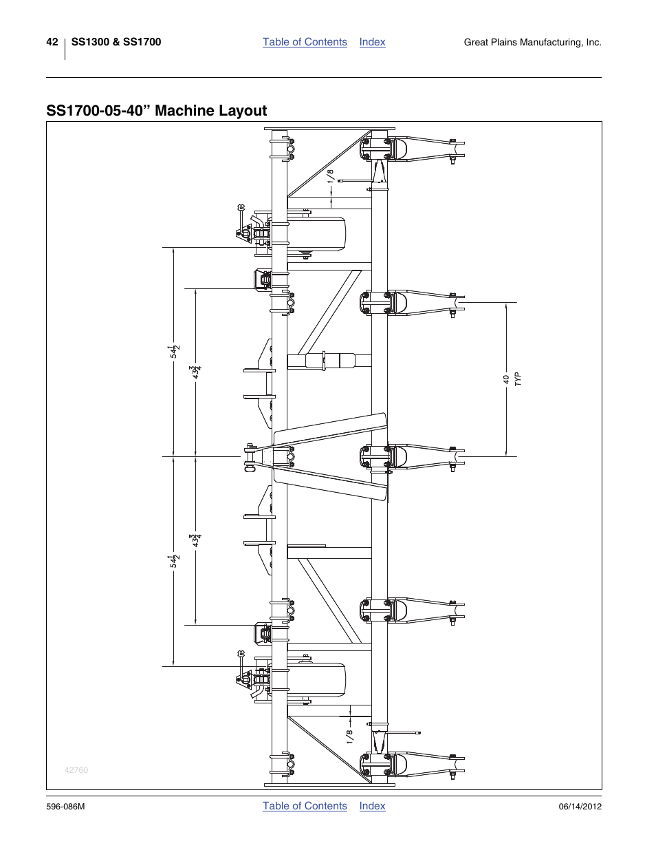 Ss1700-05-40” machine layout | Great Plains SS1700 Operator Manual User Manual | Page 46 / 60