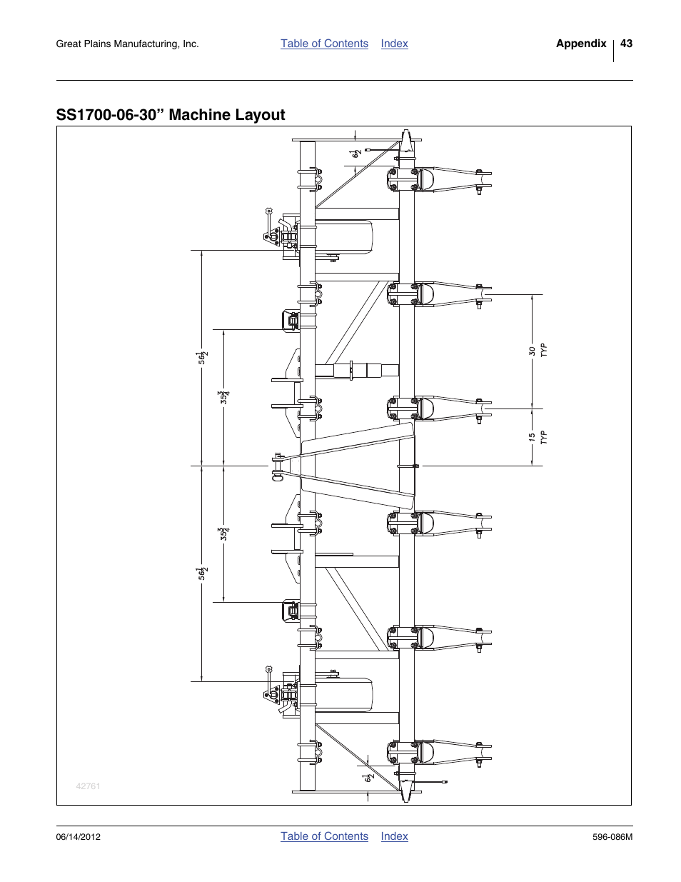 Ss1700-06-30” machine layout | Great Plains SS1700 Operator Manual User Manual | Page 47 / 60