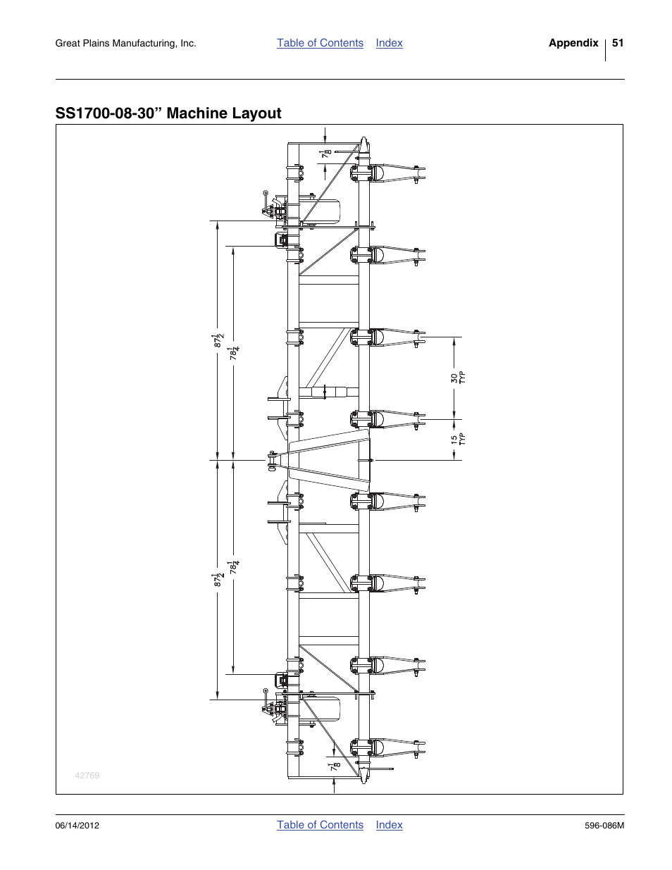 Ss1700-08-30” machine layout | Great Plains SS1700 Operator Manual User Manual | Page 55 / 60