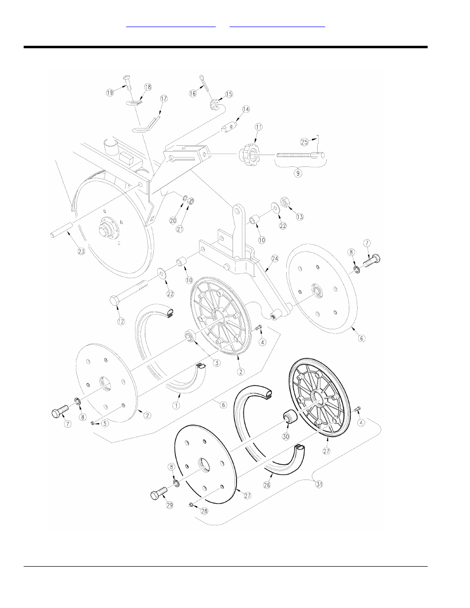 1" x 12" double "v" press wheel (part 2) | Great Plains 2SF30 Parts Manual User Manual | Page 122 / 230