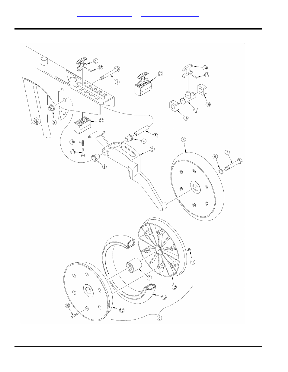 2" x 13" smooth crown press wheel (2sf24 s/n 3236f, 2sf30 s/n 3046g+) | Great Plains 2SF30 Parts Manual User Manual | Page 130 / 230