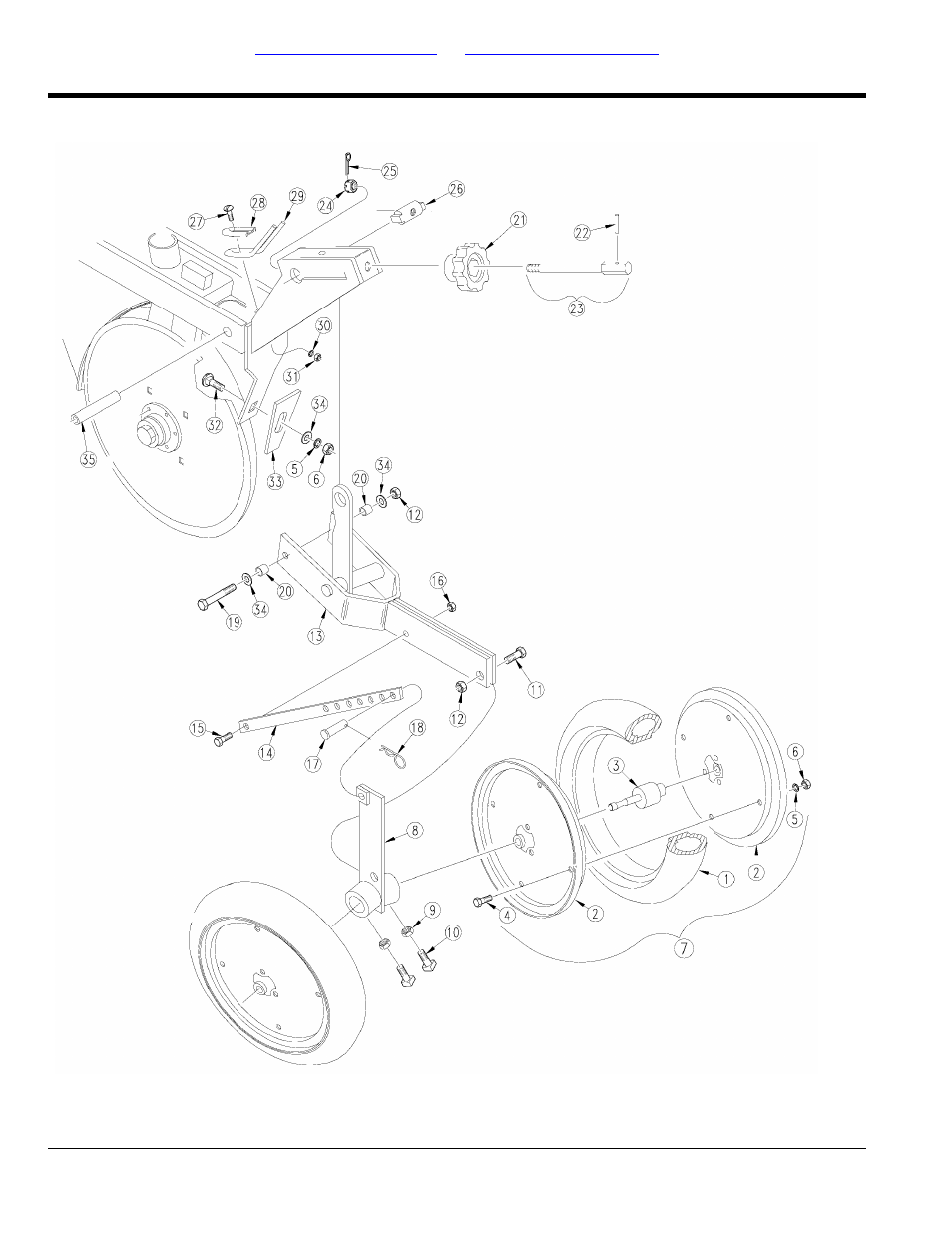 2" x 13" double "v" press wheel (1990-) | Great Plains 2SF30 Parts Manual User Manual | Page 140 / 230
