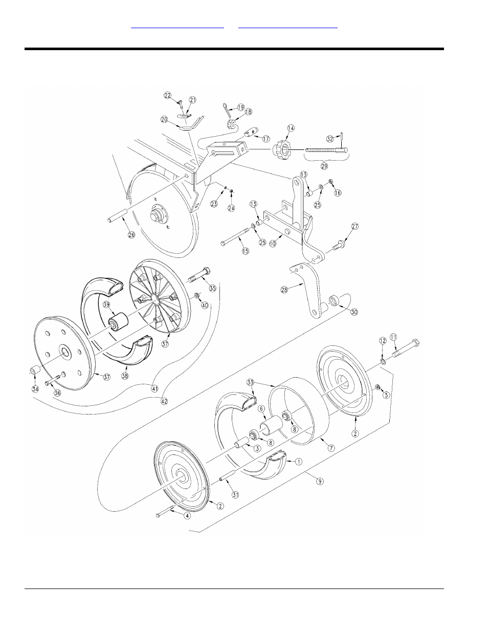 3" x 13" single "v" crown press wheel | Great Plains 2SF30 Parts Manual User Manual | Page 146 / 230