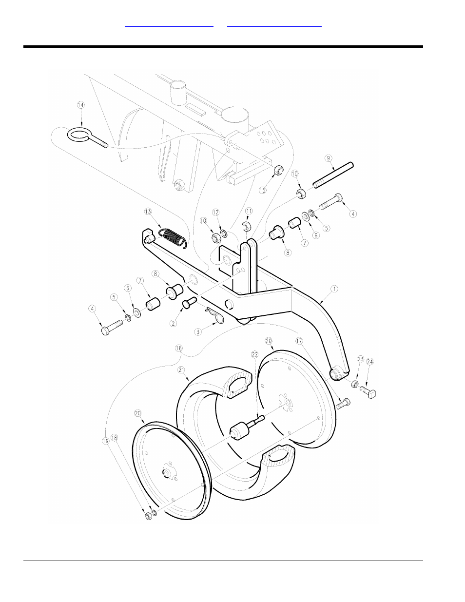 2" x 13" native grass press wheel (1990-) | Great Plains 2SF30 Parts Manual User Manual | Page 160 / 230
