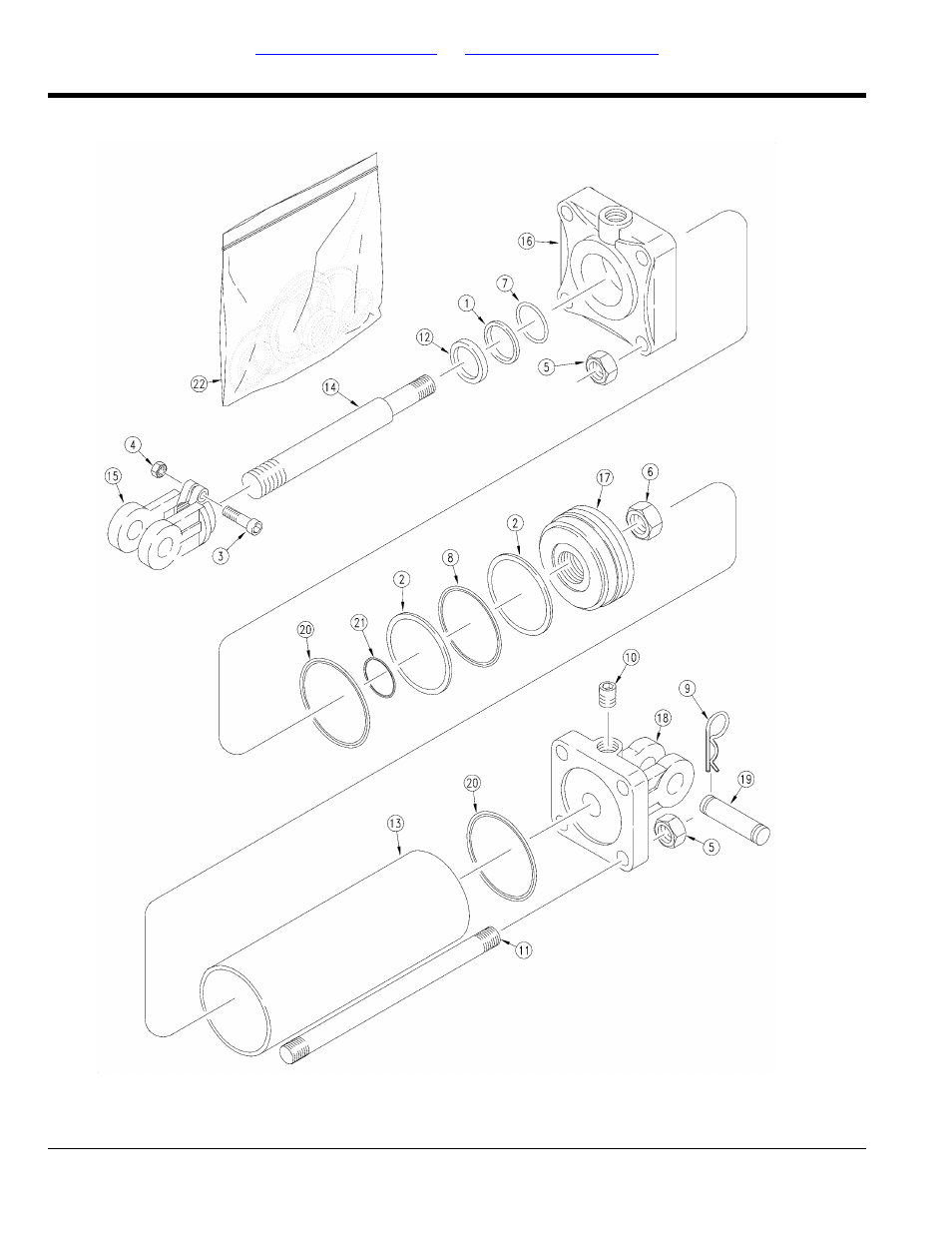 Lion hydraulic cylinder (810-018c & 810-022c) | Great Plains 2SF30 Parts Manual User Manual | Page 172 / 230