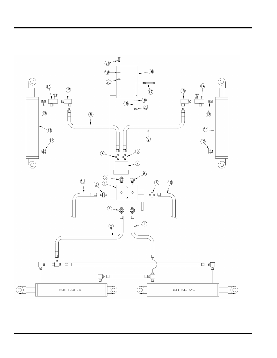 Dual marker-single acting hydraulics | Great Plains 2SF30 Parts Manual User Manual | Page 204 / 230