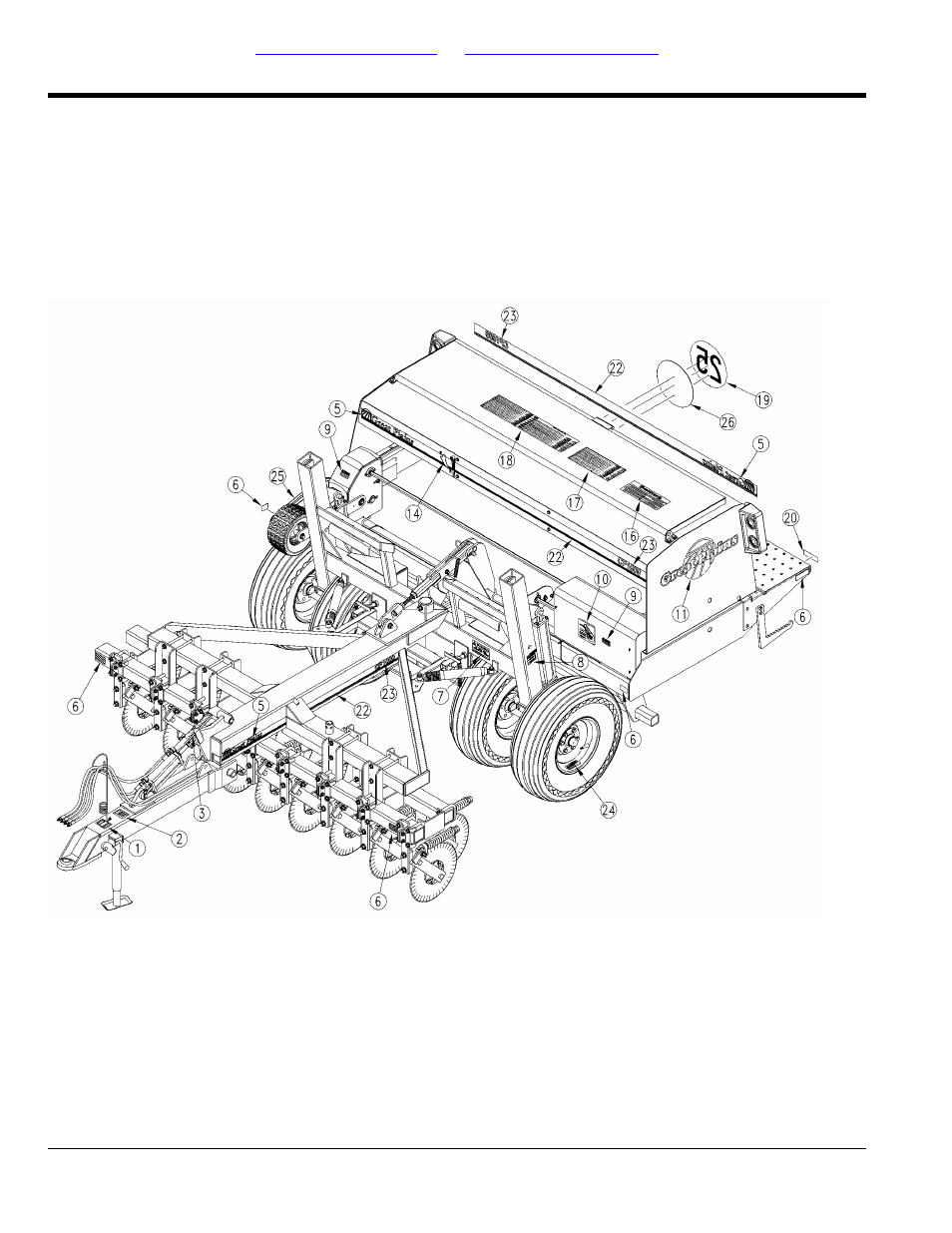 Decals, Decal placement | Great Plains CP1000 Parts Manua User Manual | Page 118 / 172