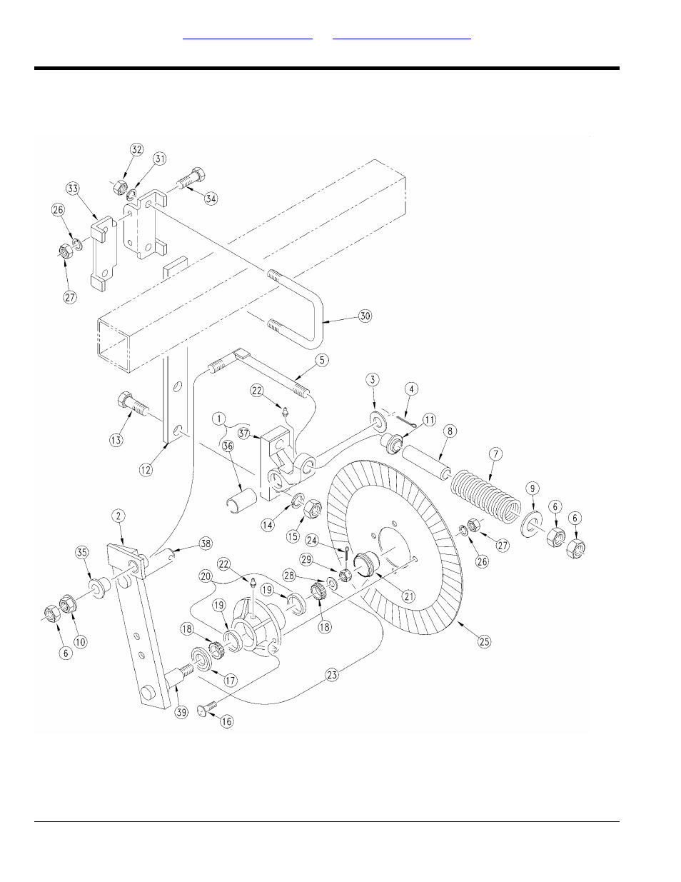 Hitch coulters, Coulters (s/n rr1143-) | Great Plains CP1000 Parts Manua User Manual | Page 28 / 172