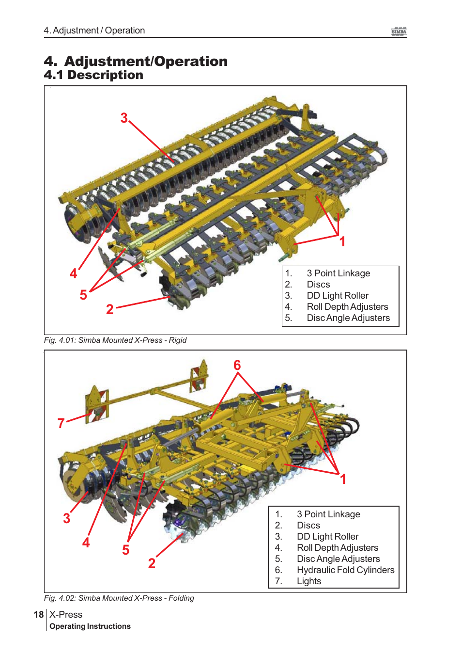 Adjustment/operation | Great Plains P15443 Serial No 12759 User Manual | Page 18 / 34