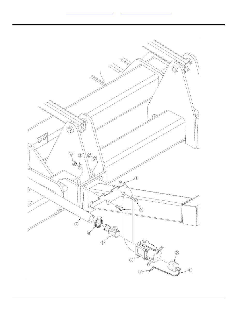 Rear starter fertilizer plumbing mount | Great Plains YP2425F-2470 Parts Manual User Manual | Page 232 / 278