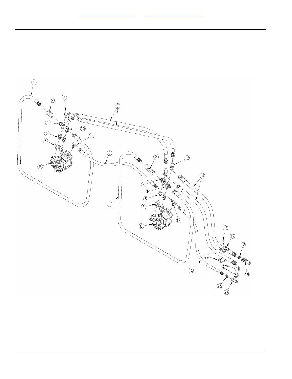 Dry fertilizer fan hydraulics | Great Plains YP2425F-2470 Parts Manual User Manual | Page 254 / 278