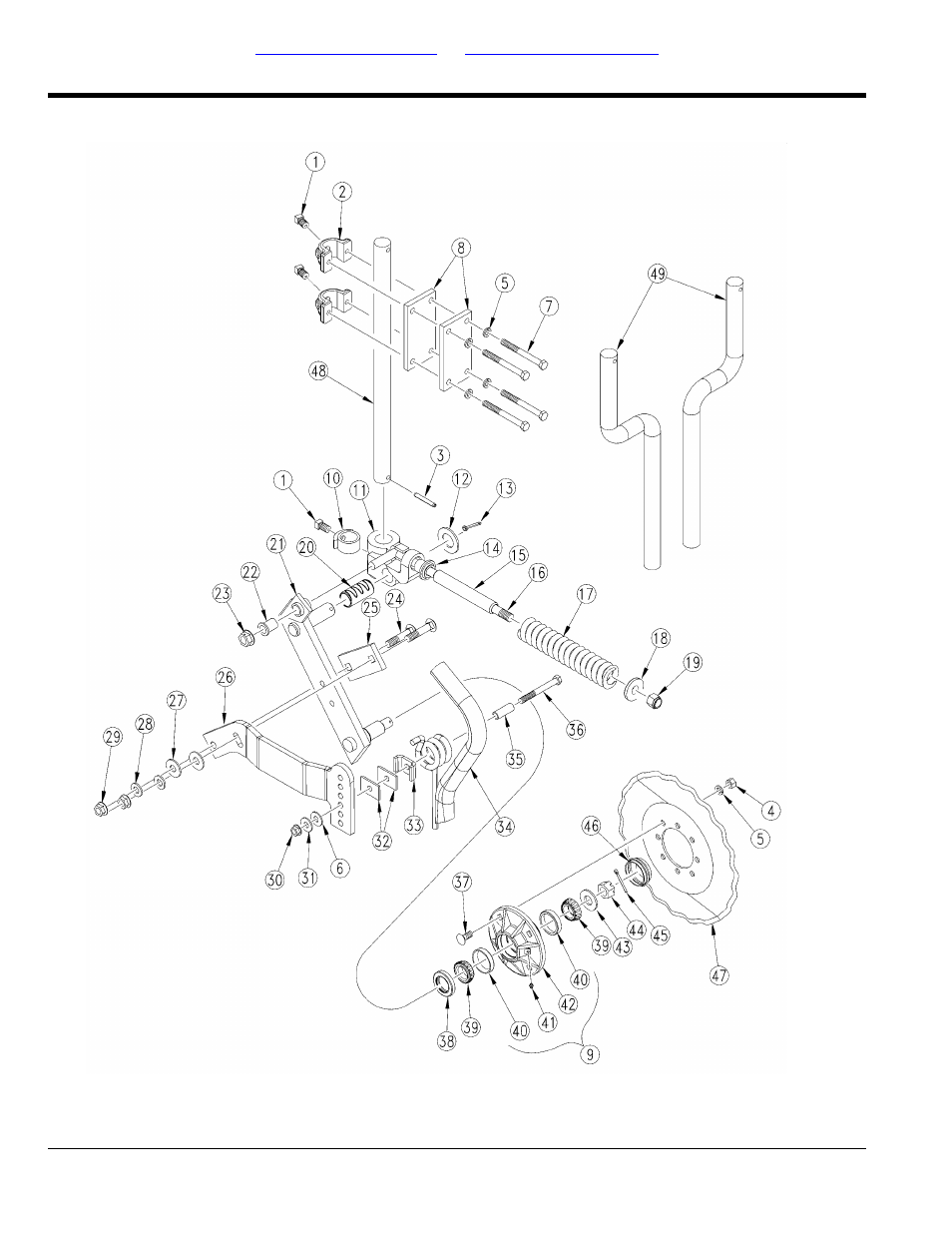Dry fertilizer coulter | Great Plains YP2425F-2470 Parts Manual User Manual | Page 262 / 278