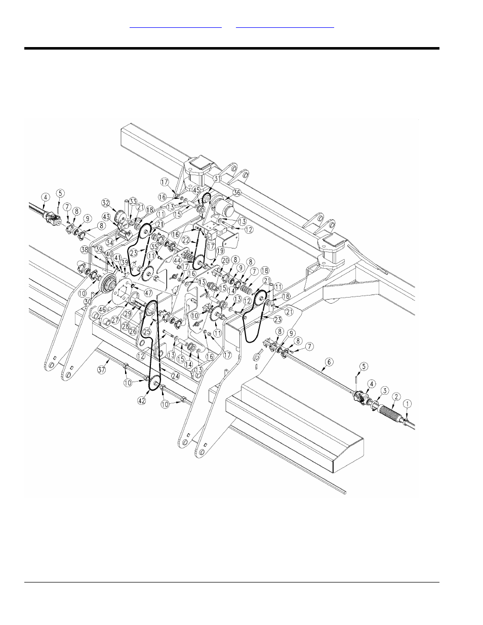Mainframe hydraulic drive | Great Plains YP2425F-2470 Parts Manual User Manual | Page 60 / 278