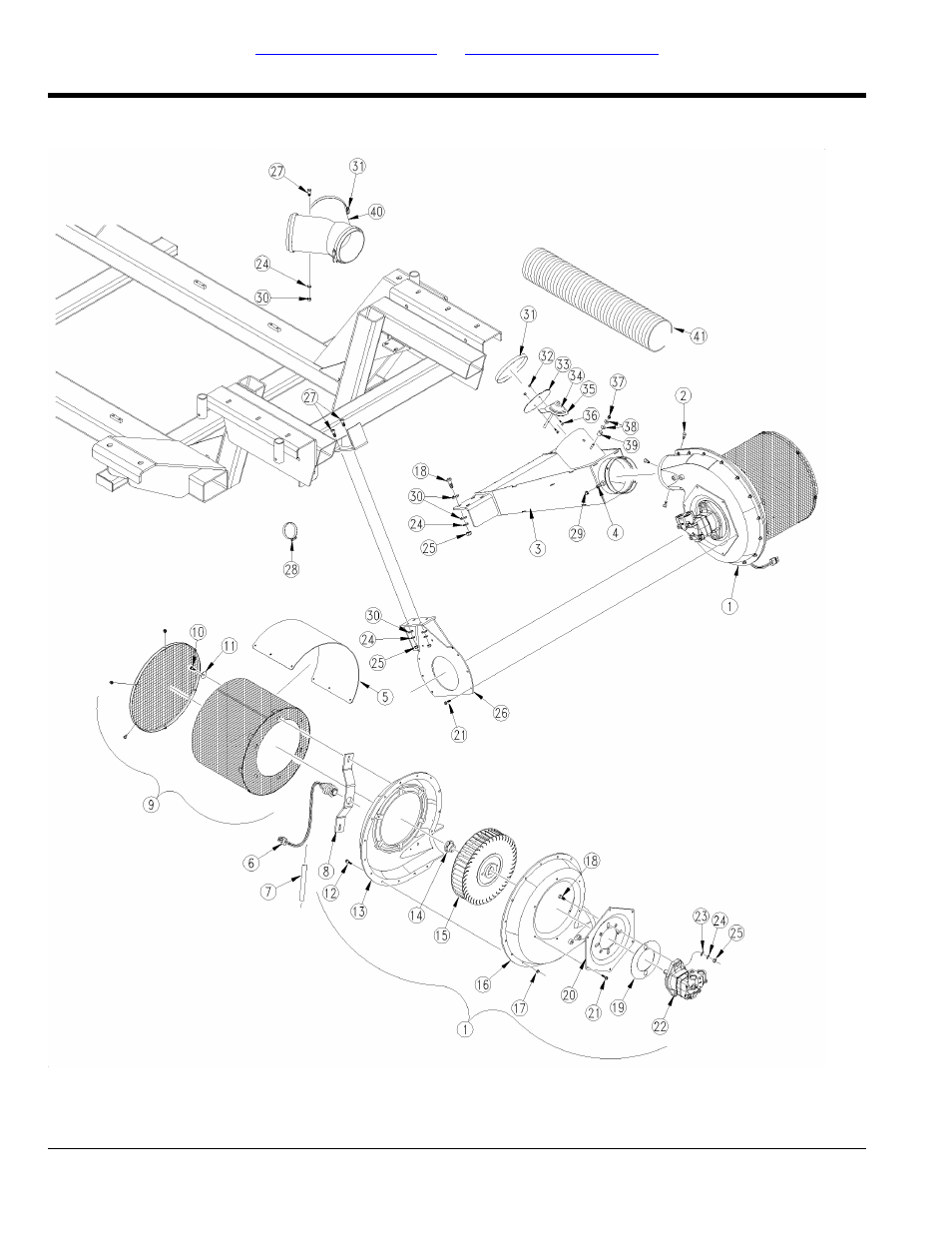 Fan mounting, Table of contents part number index fan mounting | Great Plains 1625AHL Parts Manual User Manual | Page 18 / 158