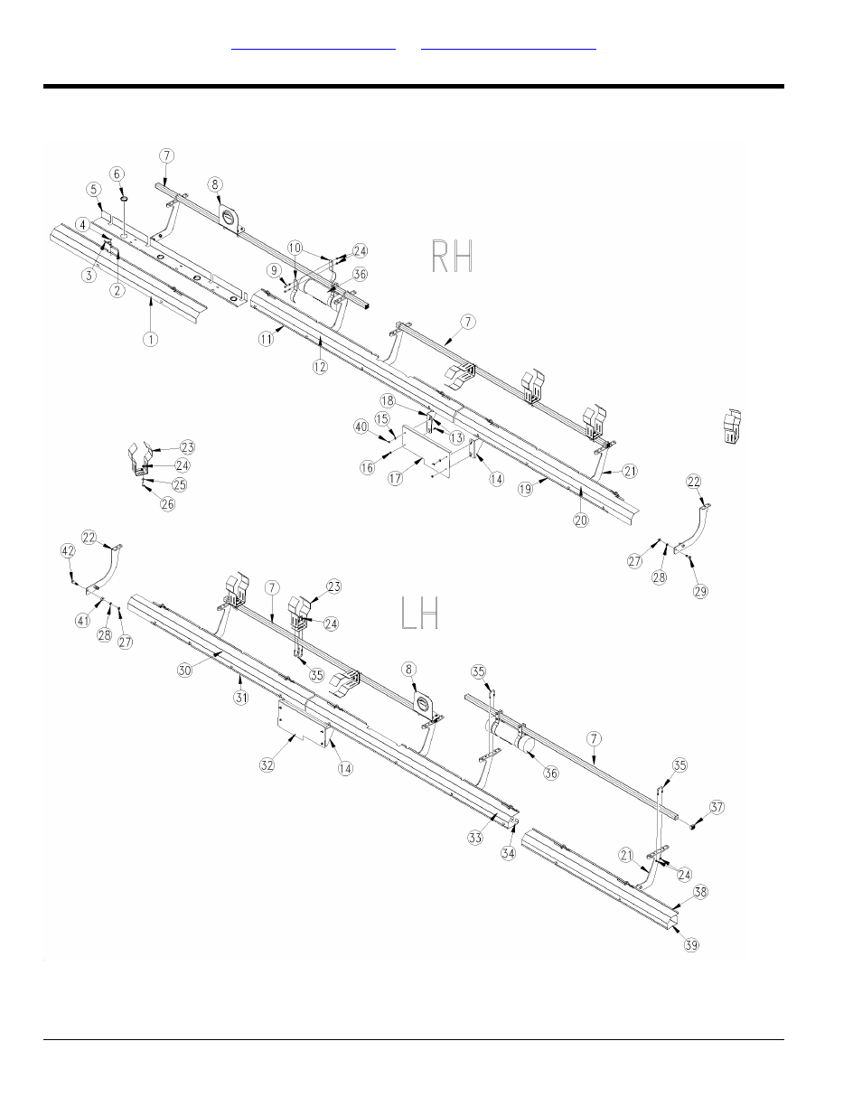 Hose tray and shield 48ft | Great Plains 1625AHL Parts Manual User Manual | Page 30 / 158